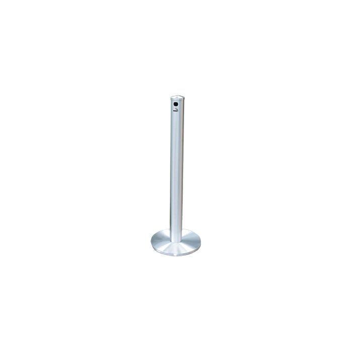 Glaro 4403SA Deluxe Free Standing Smokers Pole - 3.5" Dia. x 42" H - Satin Aluminum