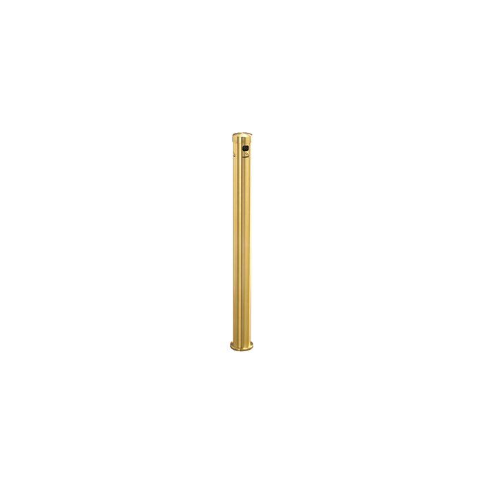 Glaro 4406BE Deluxe Surface Mount Smokers Pole - 3.5" Dia. x 42" H - Satin Brass