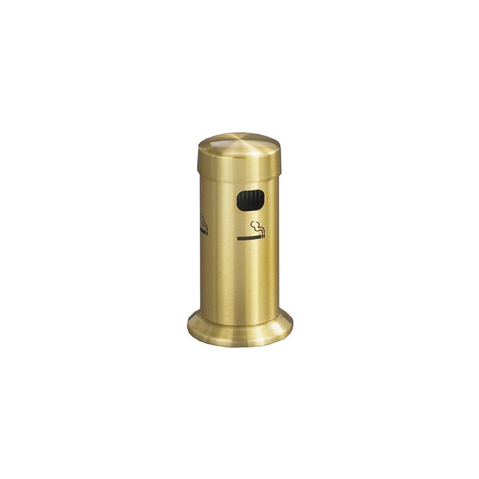 Glaro 4405BE Deluxe Table Top Smokers Post - 3.5" Dia. x 8" H - Satin Brass