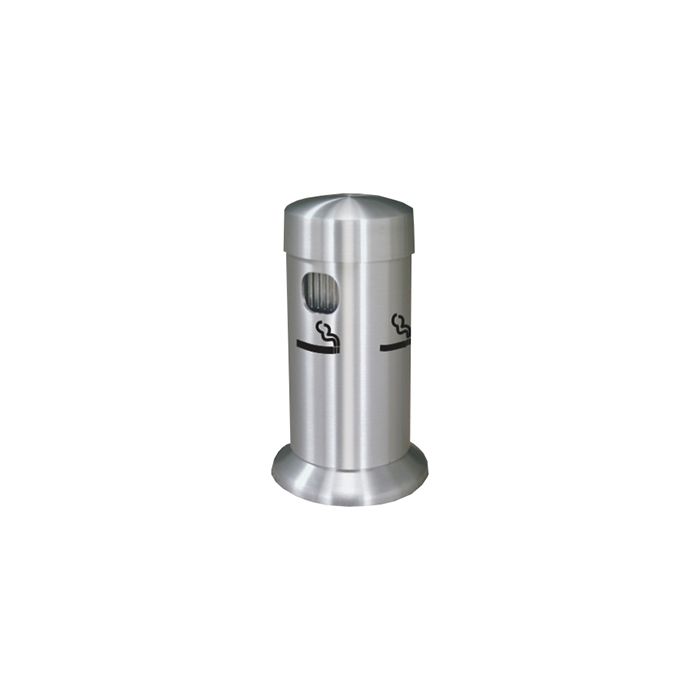 Glaro 4405SA Deluxe Table Top Smokers Post - 3.5" Dia. x 8" H - Satin Aluminum