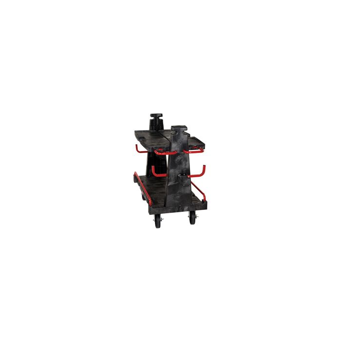 Rubbermaid 4465 Convertible A-Frame Truck - 27" L x 56 3/4" W x 49 1/2" H - 2000 lb. Load Capacity - Black