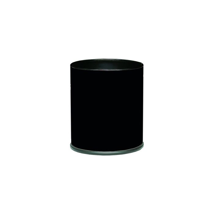 Witt Industries 66BK Executive Round Wastebasket - 4 gallon capacity - 10 1/8" Dia. x 11 5/8" H - Black in Color