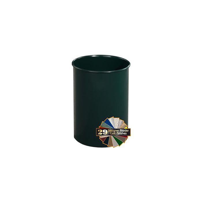 Glaro 66 Mount Everest Wastebasket - 5 Gallon Capacity - 10" Dia. x 15" H - Assorted Colors
