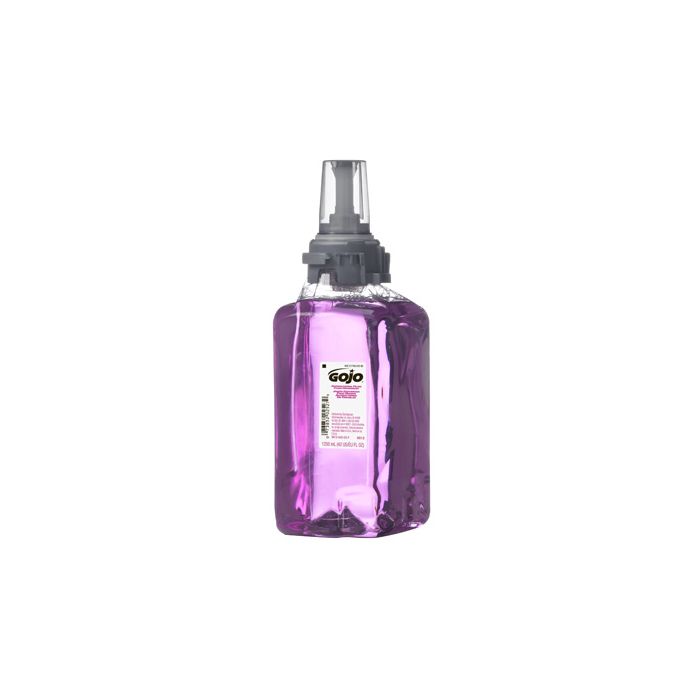 GOJO 8812-03 Antibacterial Plum Foam Handwash - 1250 ml refill - 1 case of 3 refills