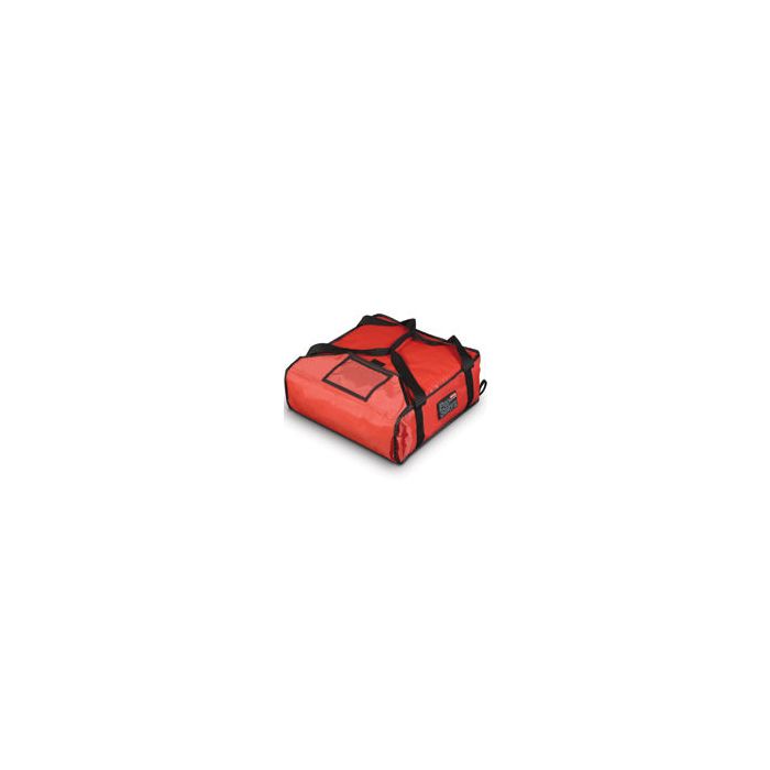 Rubbermaid 9F35 PROSERVE Pizza Delivery Bag, Small - 18" L x 18" W x 5.25" H - Two 16" Pizza Capaacity