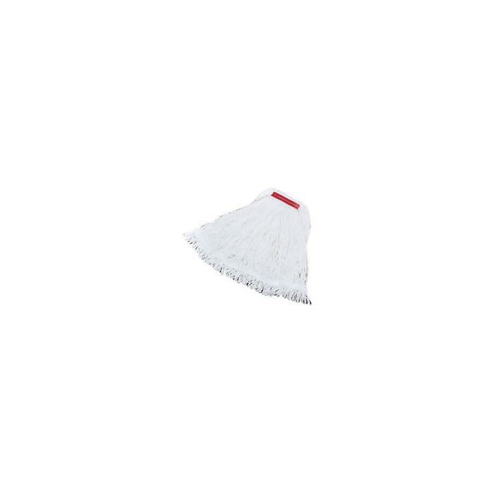 Rubbermaid D413-06 Super Stitch Rayon Mop - Large - 1" Red Headband