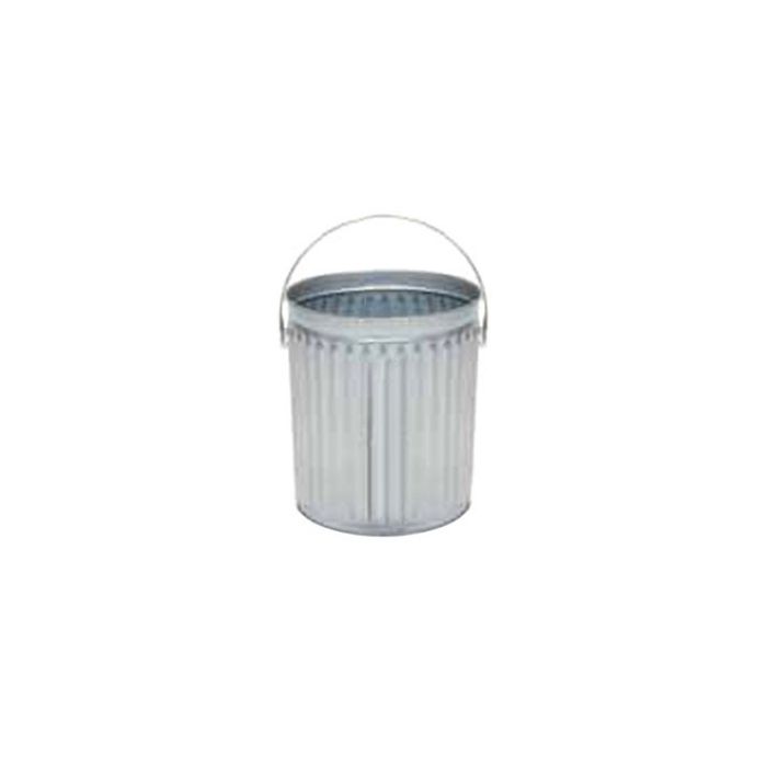 Witt Industries 10GPC Light Duty Galvanized Steel Pail - PAIL ONLY - 10 Gallon Capacity - 16" Dia. x 17.5" H