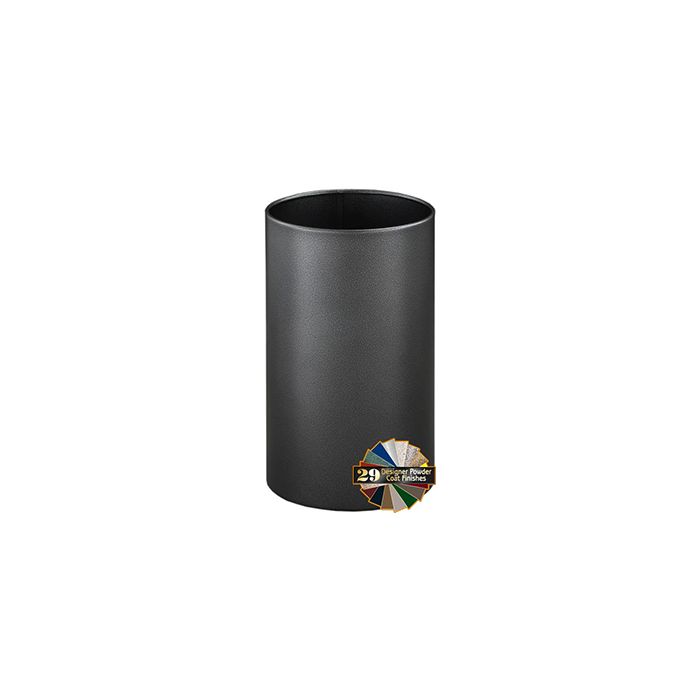 Glaro 1121 Open Top Wastebasket - 9 Gallon Capacity - 11" Dia. x 21" H - Assorted Colors