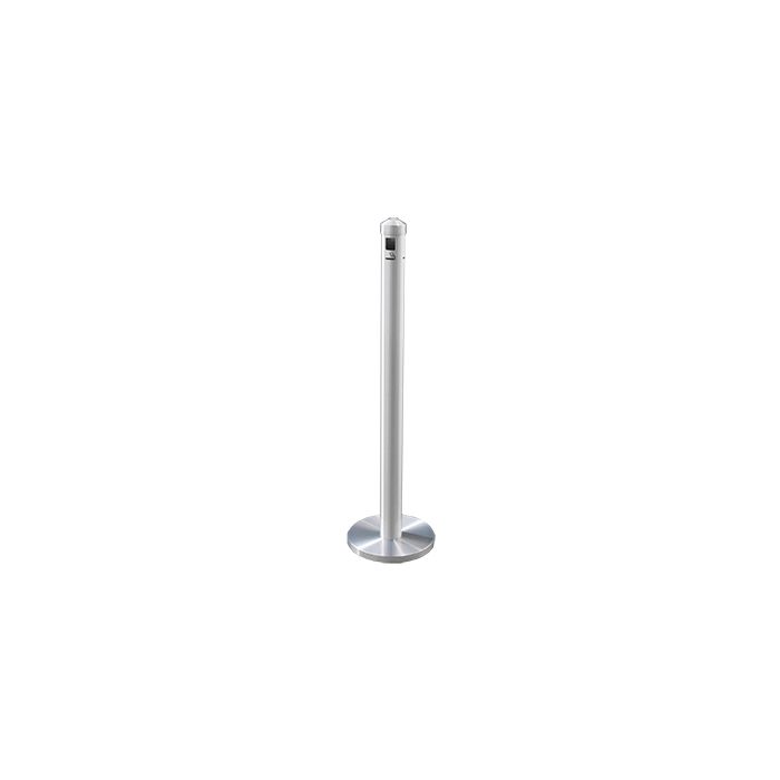 Glaro 2403SA Value-Max Free Standing Smokers Pole - 3" Dia. x 43.5" H - Satin Aluminum