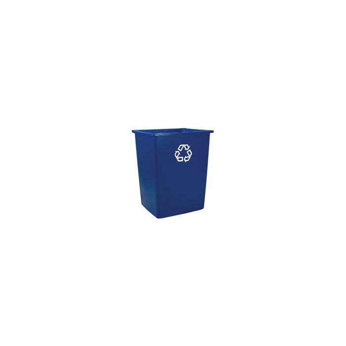 Rubbermaid 256B-73 Glutton Recycling Container - 56 Gallon Capacity - 25.5" L x 22.75" W x 31.13" H