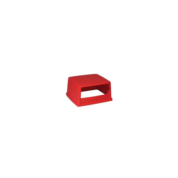 Rubbermaid 256V Glutton Hooded Top without Doors for 256B Glutton Container - Brown or Red