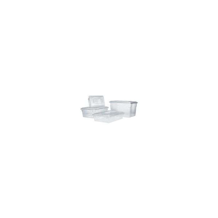 Rubbermaid 3300 Food Tote Box - 26" L x 18" W x 9" D - 12 1/2 Gallon Capacity - Clear in Color
