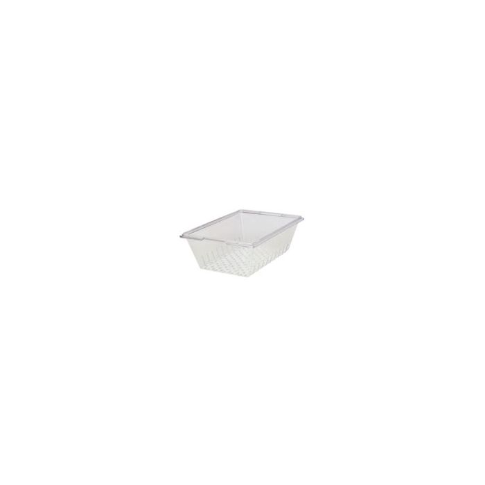 Rubbermaid 3322 26" x 18" x 8" Colander for Food Boxes - Clear in Color