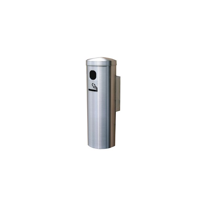 Glaro 4401SA Deluxe Wall Mounted Smokers Post - 3.5" Dia. x 12" H - Saint Aluminum