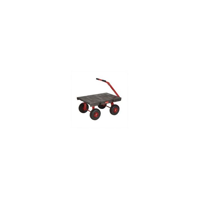 Rubbermaid 4475 5th Wheel Wagon Truck - 24” x 36” - 1200 lb capacity - 12" Pneumatic Wheels
