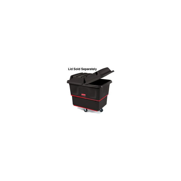 Rubbermaid 4720 Utility Truck, Heavy-Duty with 5" dia Casters - 48.25" L x 34.13" W x 37.88" H - 20 cu ft (16.1 bushels) - 1200 lb. capacity