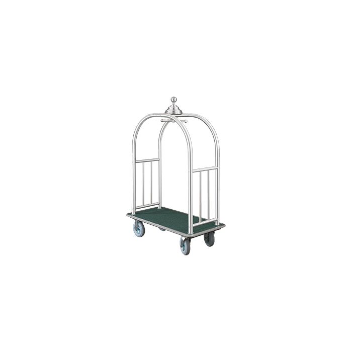 Glaro 8848 Signature Collection Bellman Cart with 4 Wheels - 49.5" L x 25" W x 78" H - Your choice of color