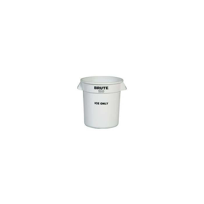 Rubbermaid 9F86 Brute "ICE ONLY" Container - 10 gallon capacity - 15.63" Dia. x 17.13" H