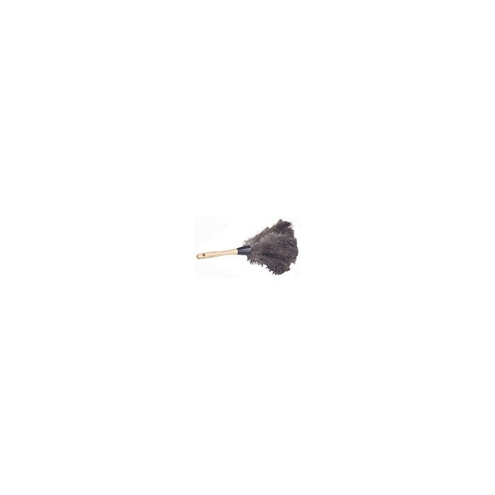 Lambskin P13G Premium Grey Ostrich Feather Duster - 7" Plume, 13" overall length