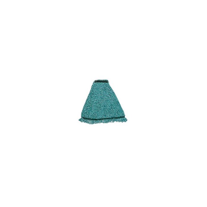 Rubbermaid A812-06 Web Foot Microfiber String Mop - 1" Headband Size - Medium - Green in Color
