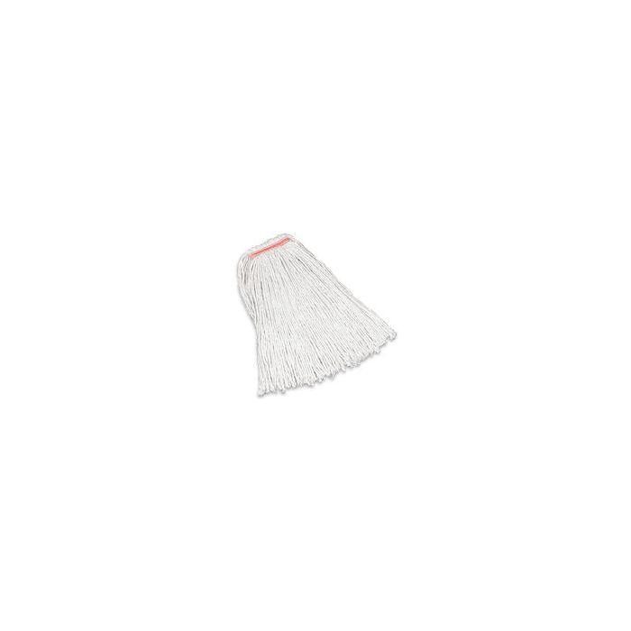 Rubbermaid F118 Premium Cut-End Cotton Mop - 24 oz. Size - 1" Orange Headband