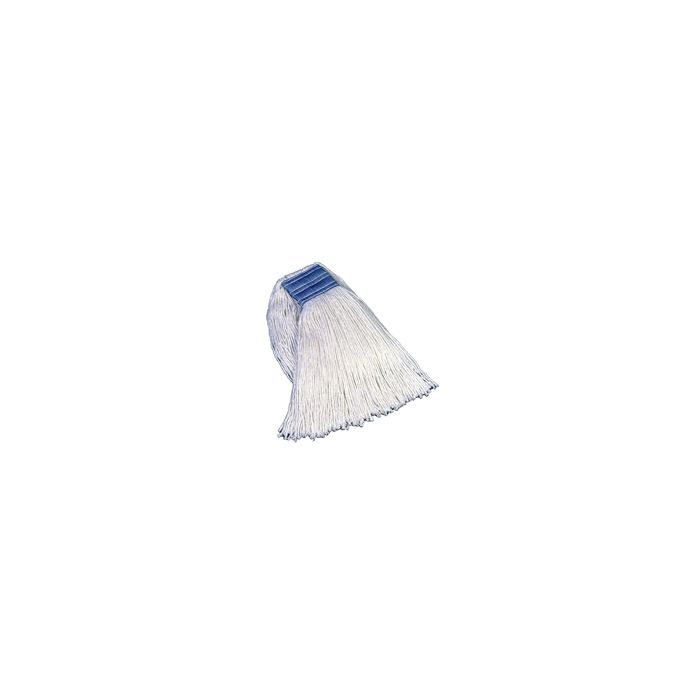 Rubbermaid F556 Premium Cut-End Blend Mop - 16 oz. Size - 5" Blue Headband