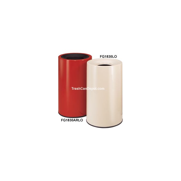 FG1830ARLO One Piece Lift-Off Model - 21 Gallon Capacity - 18" Dia. x 30" H - Disposal Opening is 8" Dia.