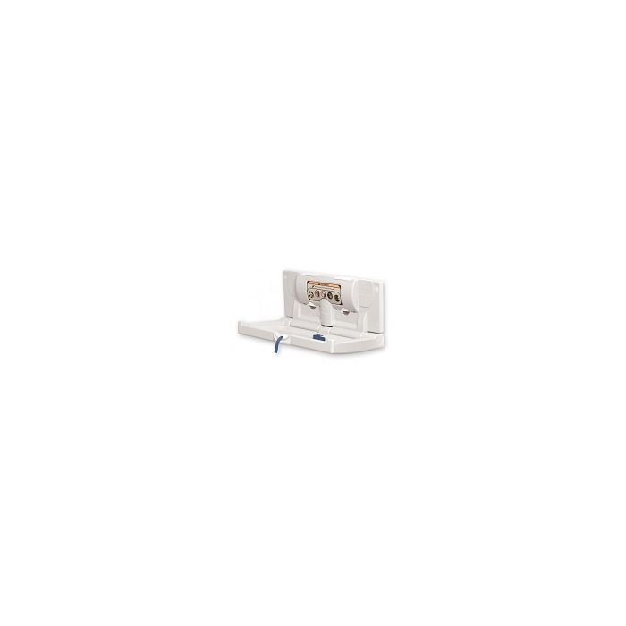 World Dryer DryBaby ABC-300H Horizontal Baby Changing Station - 18" L x 34.5" H x 4" D