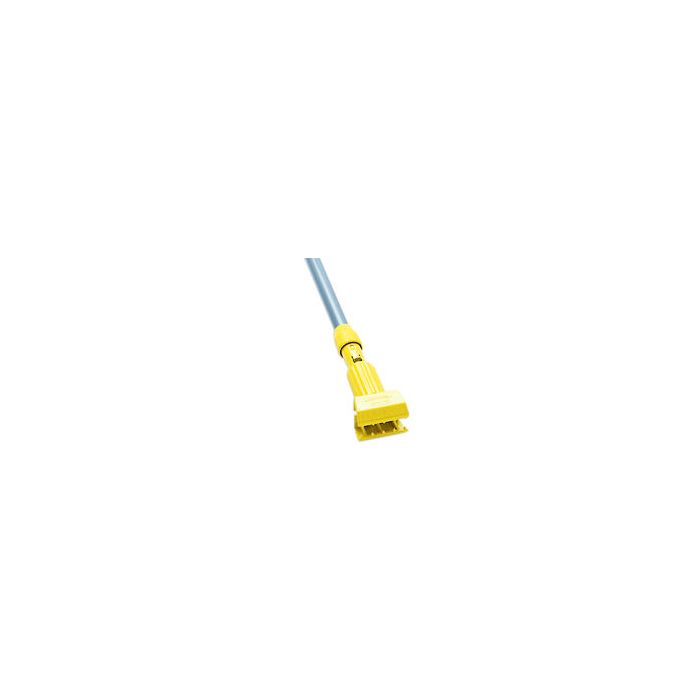 Rubbermaid H245 Gripper Clamp Style Wet Mop Handle, Plastic Yellow Head, Fiberglass Handle - 54" in Length