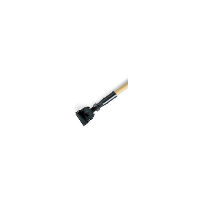 Rubbermaid M136 Snap-On Dust Mop Handle, Vinyl-Covered, Hardwood - 60" in Length