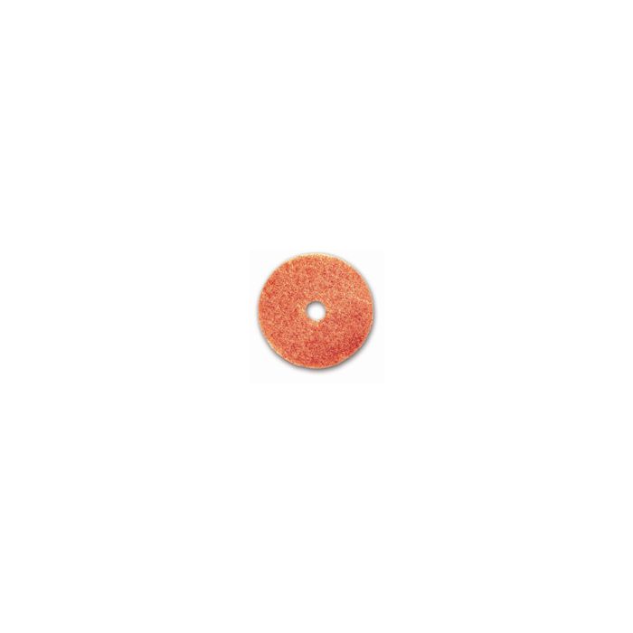 Glit/Microtron 20524 Peach Buffing Floor Pads - 24" Diameter - 1 Case of 5 Pads