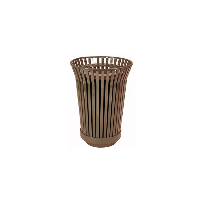 Witt Industries RC2410 River City Waste Receptacle - 24 gallon capacity - 23" Dia. x 32.25" H - Black, Brown or Green