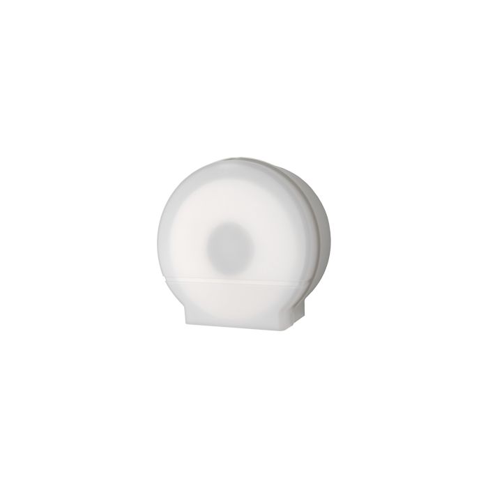 Palmer Fixture RD0026-03F 9" Jumbo Tissue Dispenser with 2 1/4" & 3 3/8" Core Adaptors , 3lbs- White Translucent in Color