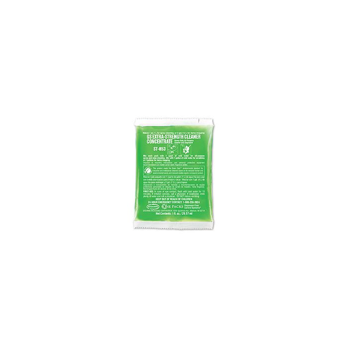 Stearns 843 GS Extra-Strength Concentrated Cleaner One Packs 1 Case of (36) 4 fl oz. Packets - 1 Pack Makes 4 to 8 Gallons Of Product