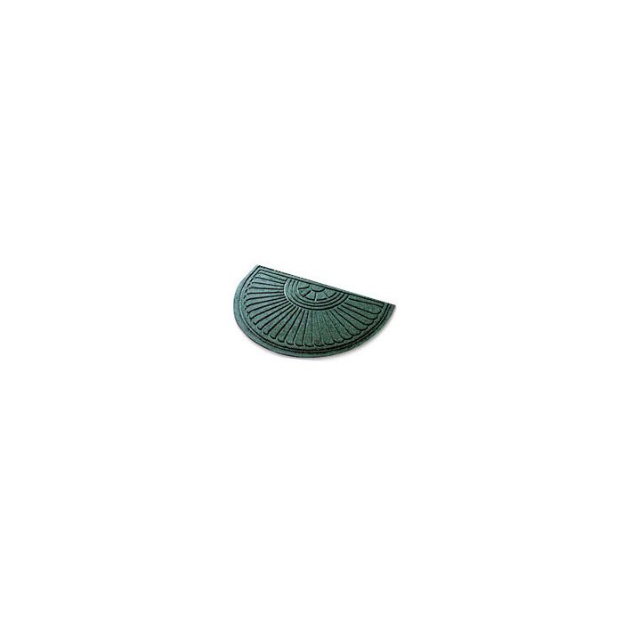 Crown Mats Super-Soaker Fan Half-Oval Indoor Wiper/Scraper Mats With Fabric Edging - Standard Colors