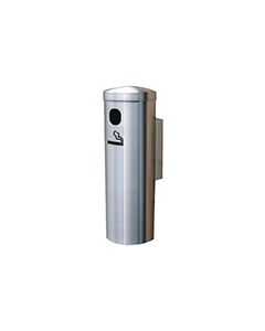 Glaro 4401SA Deluxe Wall Mounted Smokers Post - 3.5" Dia. x 12" H - Saint Aluminum