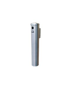 Glaro 4402SA Deluxe Wall Mounted Smokers Post - 3.5" Dia. x 24" H - Saint Aluminum