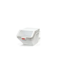 Rubbermaid 9G58 200 Cup Safety Storage Bin with 2 Cup Scoop - 23.5" L x 19.2" W x 16.88" H - 1.67 cu. ft capacity