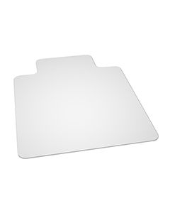 Crown Mats Executive 990 Non-Studded Chair Mat for Hard Floors - 46” x 60” - Clear Vinyl