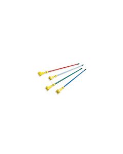 Rubbermaid H246 Gripper Clamp Style Wet Mop Handle, Plastic Yellow Head, Fiberglass Handle - 60" in Length