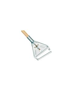Rubbermaid H516 Easy Change Wet Mop Handle, Large Steel Head, Wood Handle - 60" Length