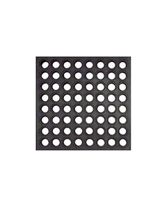 Crown Mats 680 Safety-Step Perforated General Purpose Mat for Wet Areas - Black in Color